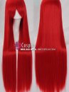 Tóc Giả Đỏ Rực Đỏ Dài 100Cm