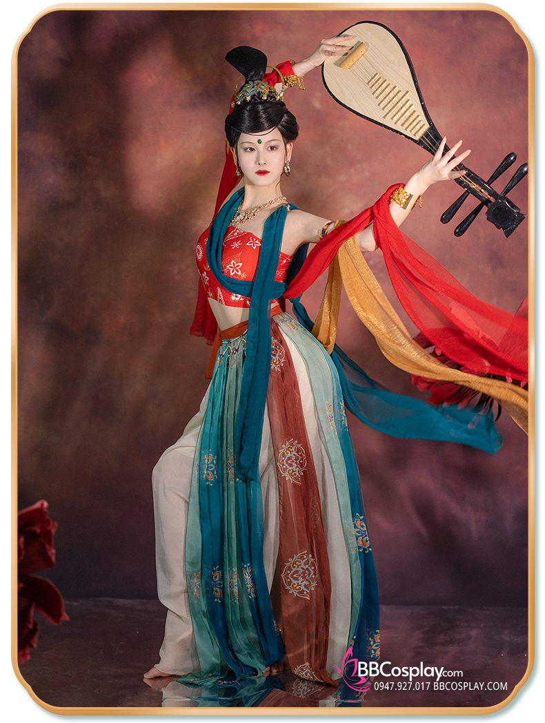 Đồ Múa Đôn Hoàng Phi Thiên Lam Tuyết