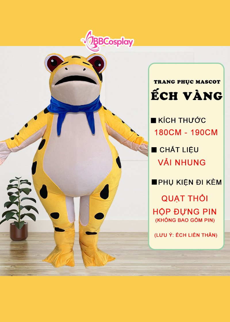 Mascot ẾCH LIỀN THÂN