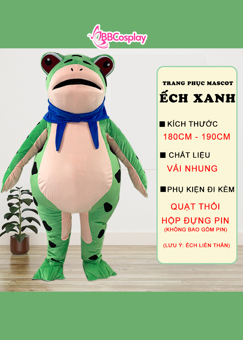 Mascot ẾCH LIỀN THÂN
