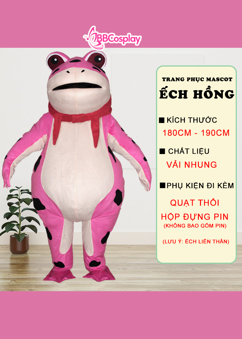 Mascot ẾCH LIỀN THÂN
