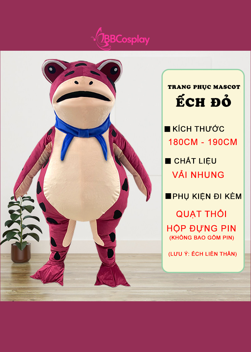 Mascot ẾCH LIỀN THÂN