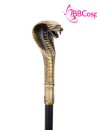 Gậy Quý Tộc Đầu Rắn Vàng Đồng Quyền Lực