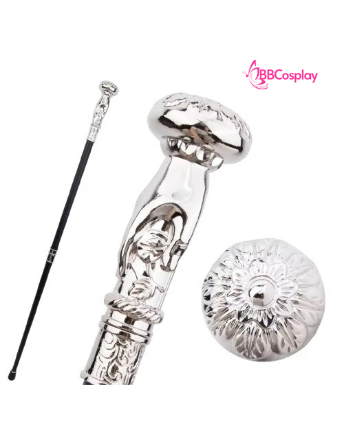 Gậy Quý Tộc Kim Loại Đầu Bàn Tay