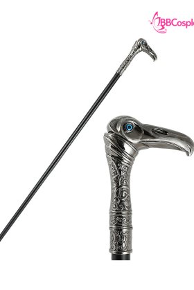 Gậy Quý Tộc Đầu Chim Ưng Màu Crom