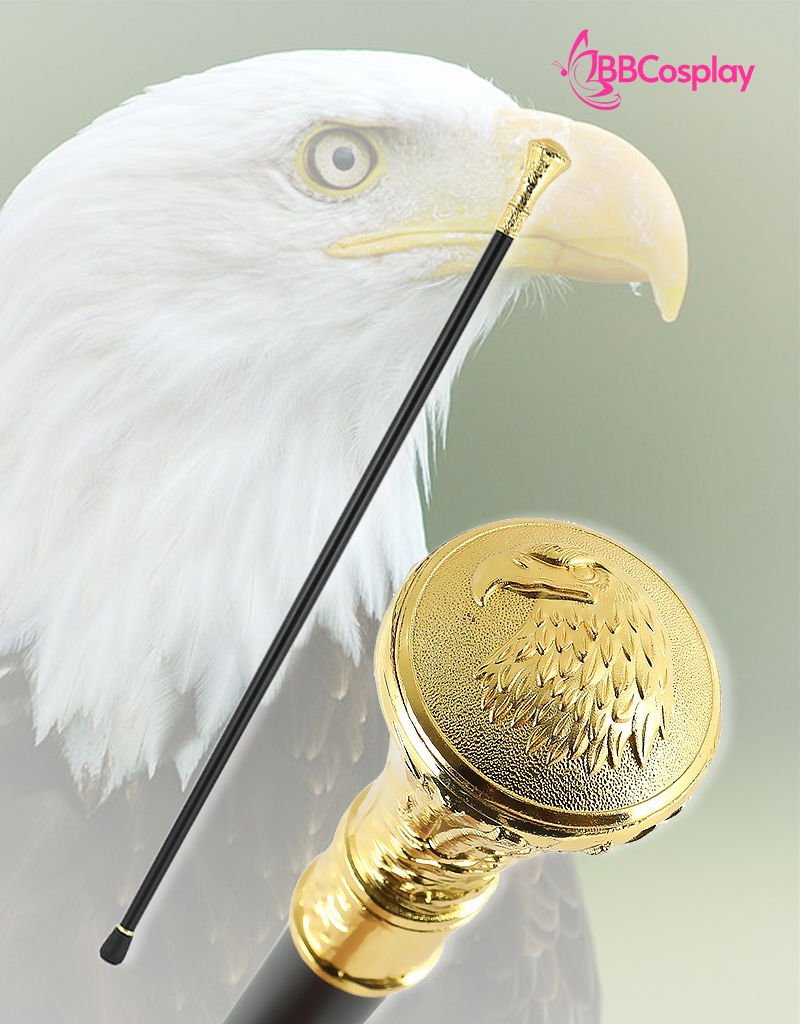 Gậy Quý Tộc Đại Bàng Màu Bạc Qúy Phái