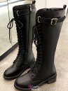 Giày Boot Đen Cổ Cao Size 42