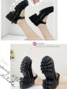 Giày Lolita Đen Bóng Đế Cao Size 38
