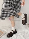 Giày Nữ Sinh Nâu Hạt Dẻ Size 38