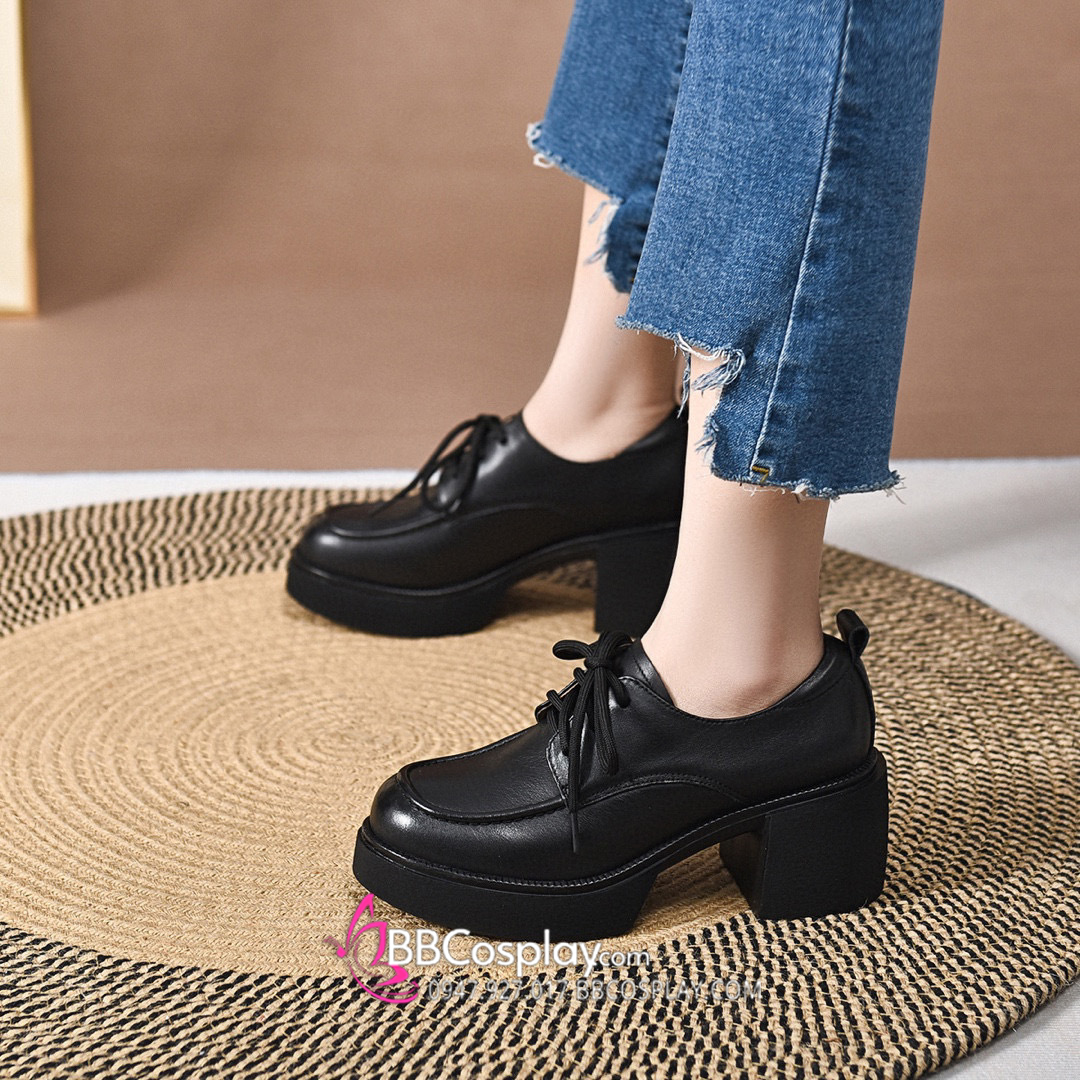 Giày Oxford Đốc Đế 6.5Cm Size 37