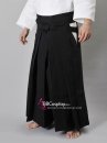 Chỉ Hakama Đen Trơn Chuẩn Nhật