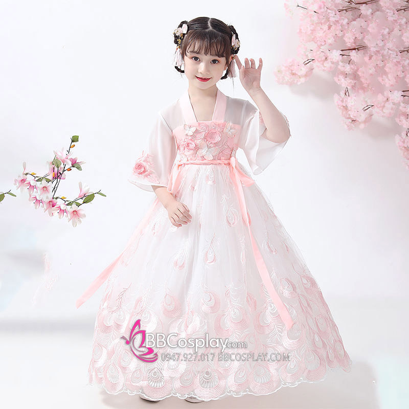 Hán Phục Hằng Nga Xinh Xắn Cho Bé Gái 2023