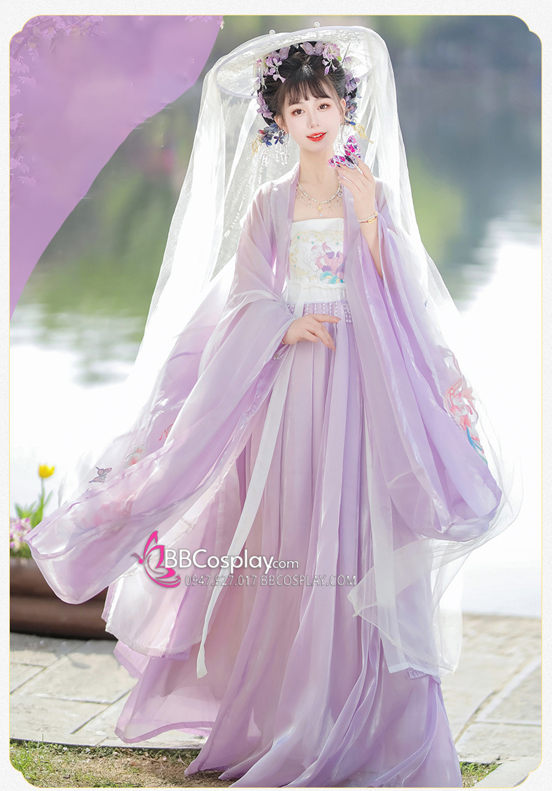 Hán Phục Ngọc Hân Mẫu Đơn