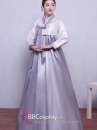 Áo Hanbok Hàn Quốc Giá Rẻ Áo Trắng Váy Xám