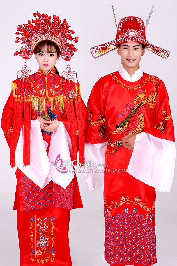 Cặp Hỉ Phục Tân Lang Tân Nương