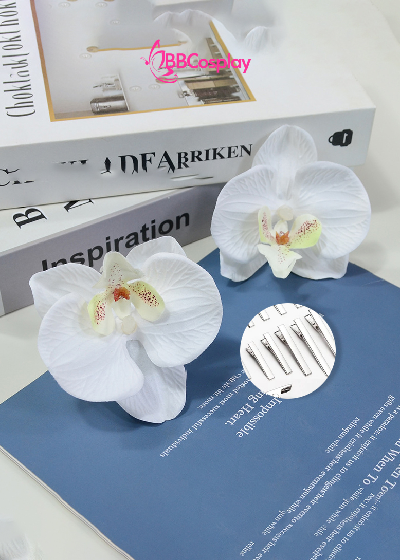 Cài Tóc Hoa Lan Dịu Dàng Bắt Trend