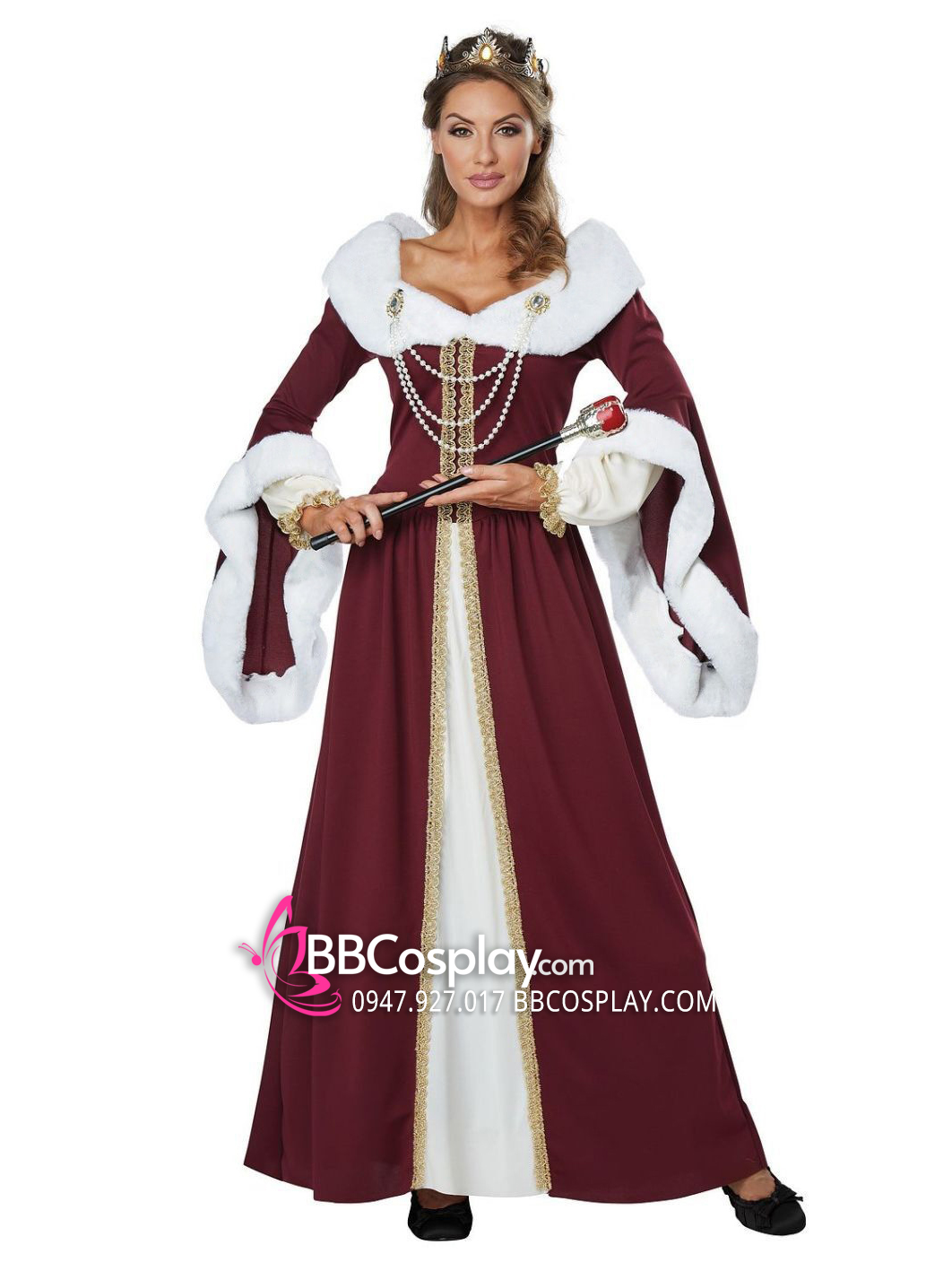Trang Phục Nữ Hoàng Tây Ban Nha Bigsize Cho Nam