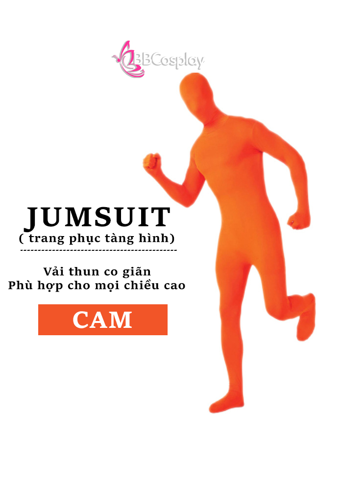 Jumpsuit Cam - Đồ Liền Thân Cam