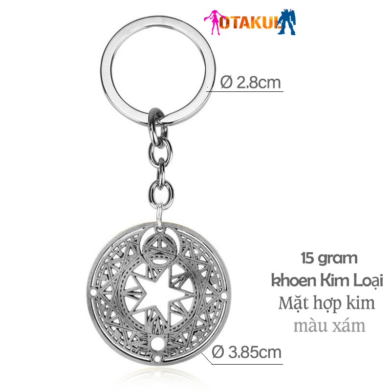 Móc Khoá Màu Bạc