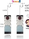 Bông Tai Tanjiro Kẹp Vành Chuẩn Trong Anime - Không Cần Xỏ Khuyên