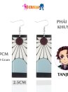 Bông Tai Tanjiro Xỏ Lỗ Chuẩn Trong Anime