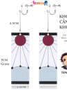 Cặp Bông Tai Kẹp Vành Chuẩn Phim Thực Tế - Hóa Trang Nhân Vật Kimetsu No Yaiba Tanjirou Kamado - Không Cần Xỏ Lỗ Vẫn Đeo Được