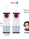 Bông Tai Xỏ Lỗ Tanjiro Kamado - Kimetsu No Yaiba - Phiên Bản Phim Điện Ảnh Kimetsu