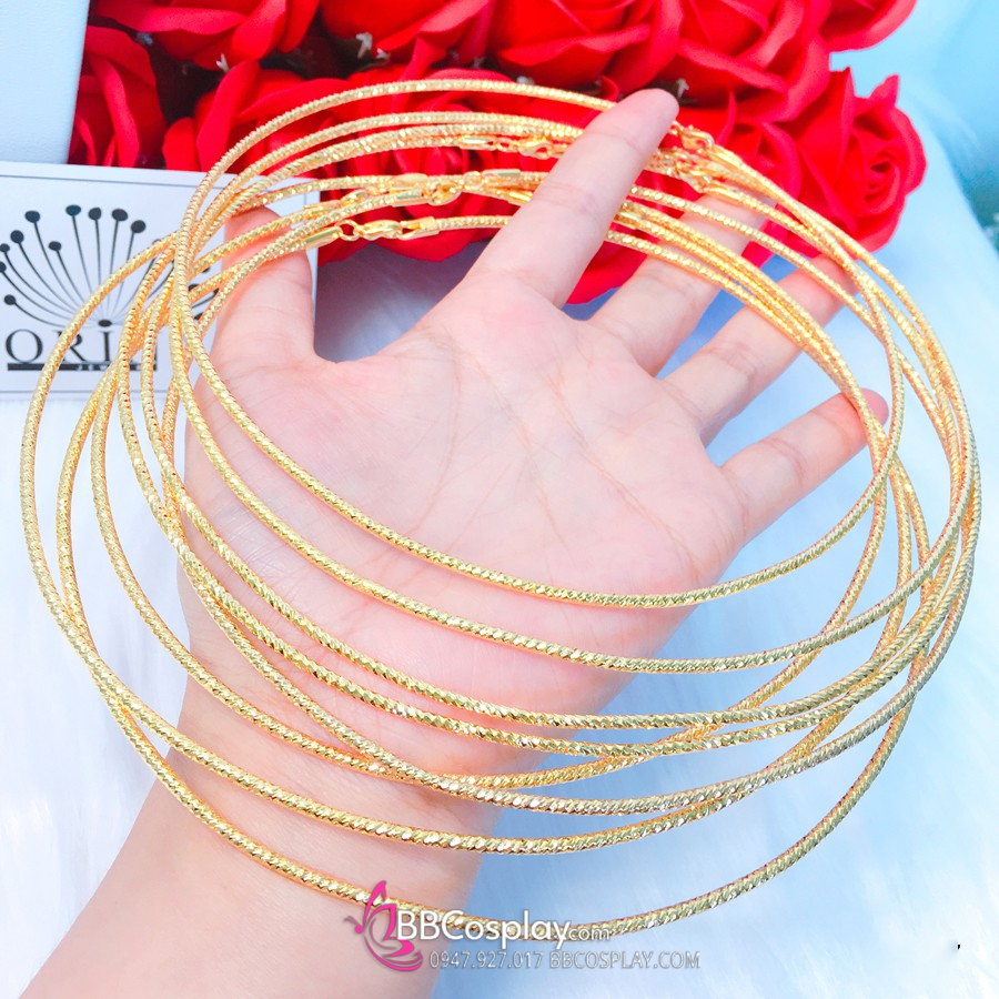 Kiềng Cổ Vàng - Sợi Nhỏ