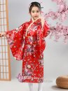 Kimono Nhật Cho Bé Gái - Phi Đỏ Hoa