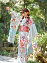 Kimono White Sky Bầu Trời Xanh