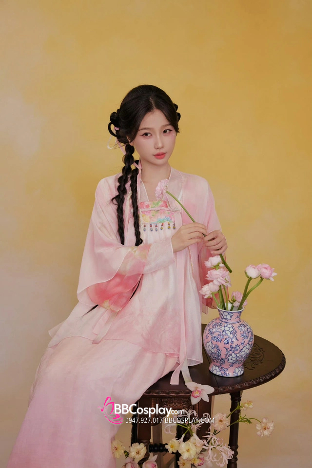 Trang Phục Vĩnh Dạ Tinh Hà - Lăng Diệu Diệu - Tone Hồng