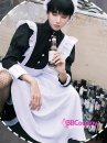 Đầm Maid Cho Nam - Đồ Hầu Gái Dáng Dài Màu Đen