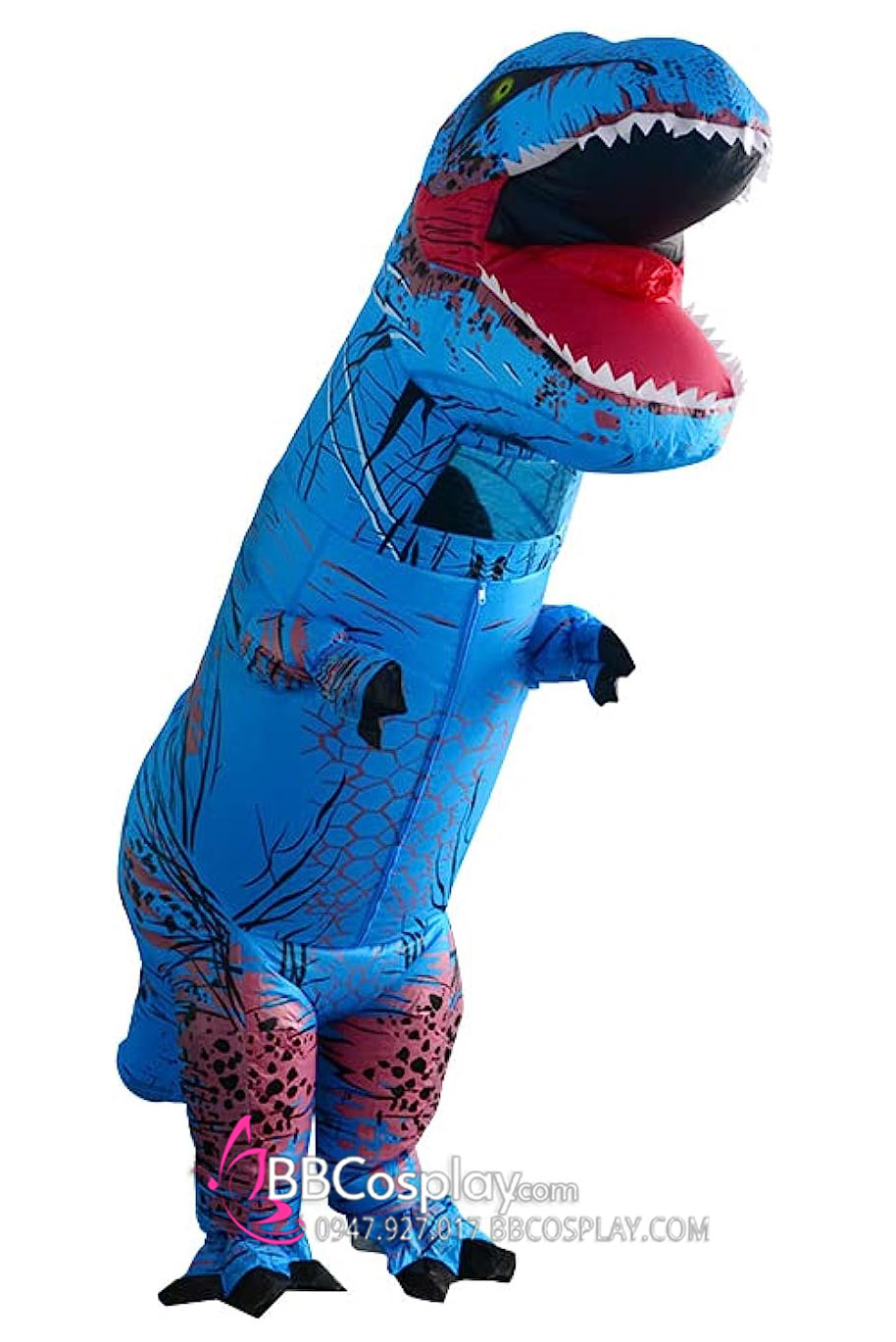 Mascot Khủng Long Xanh Bơm Hơi