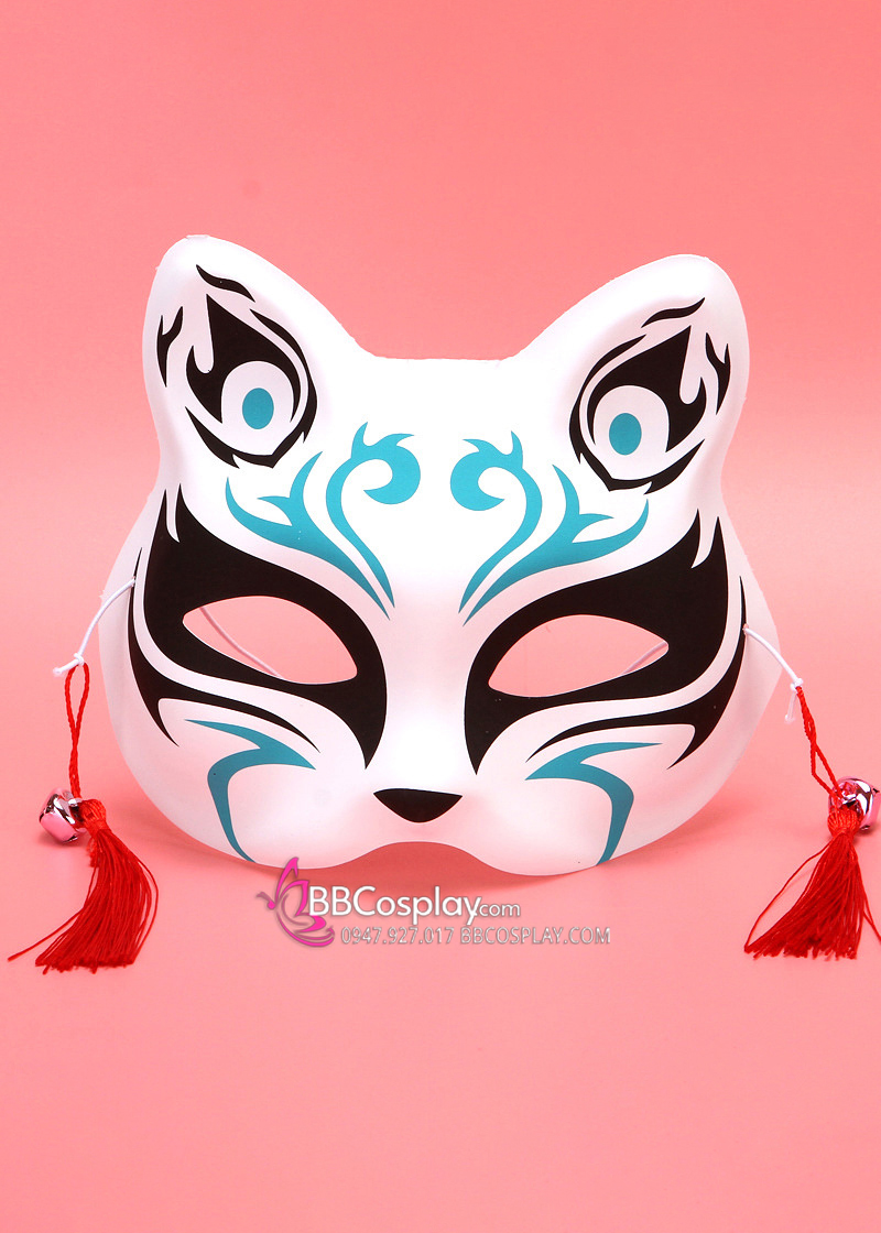 Mặt Nạ Hồ Ly Xanh Đen