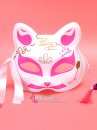 Mặt Nạ Kitsune Tone Hồng Hoa Sen