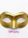 Mặt Nạ Lễ Hội Nửa Mặt Đơn Giản Không Cầu Kỳ - Màu Vàng