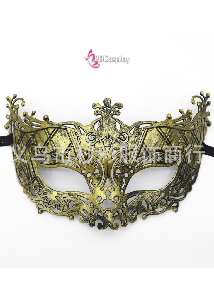 Mặt Nạ Nửa Mặt Hoa- Màu Vàng