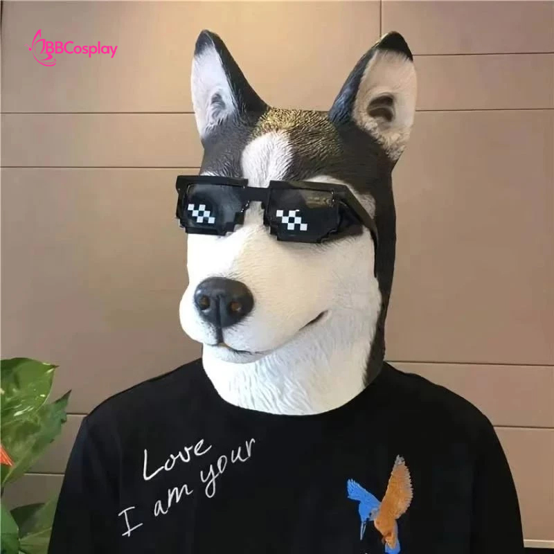 Mặt Nạ Con Chó Silicon - Mặt Nạ Husky