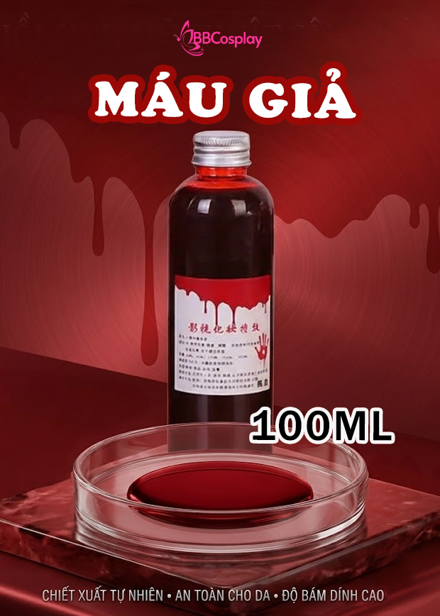 CHAI 100ML MÁU LỎNG