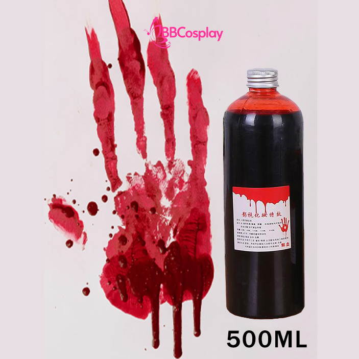 CHAI 500ML MÁU LỎNG