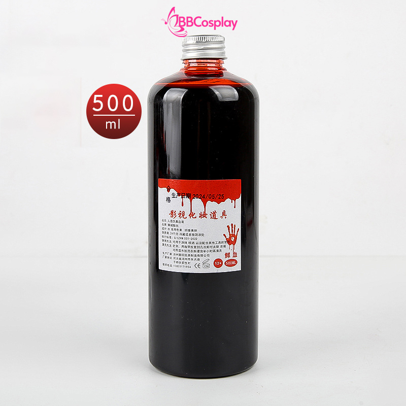 CHAI 500ML MÁU LỎNG