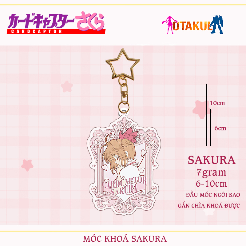 Móc Khóa Cardcaptor Sakura Pastel - Kỷ Vật Phép Thuật Trong Tầm Tay