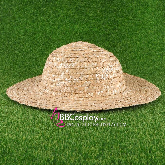 Mũ Rơm Màu Tự Nhiên Rộng Vành
