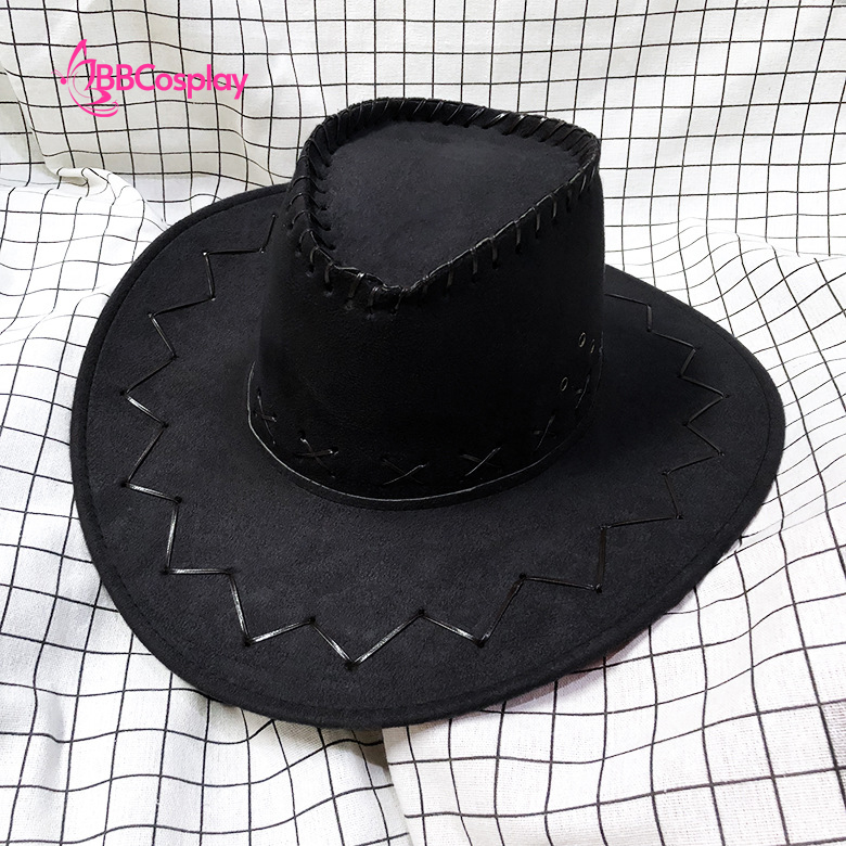 Nón Cao Bồi Màu Đen - Cowboy