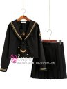 Đồng Phục Nữ Sinh Cosplay Nhật Đen Tay Dài