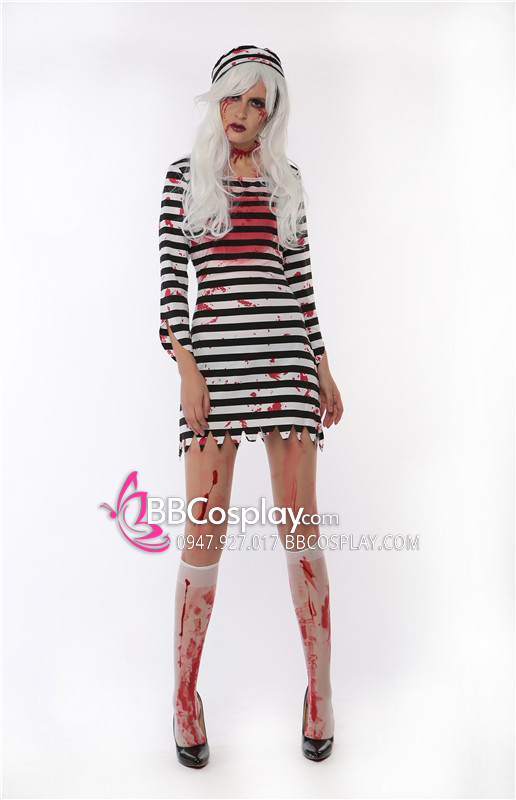 Trang Phục Nữ Tù Nhân Halloween