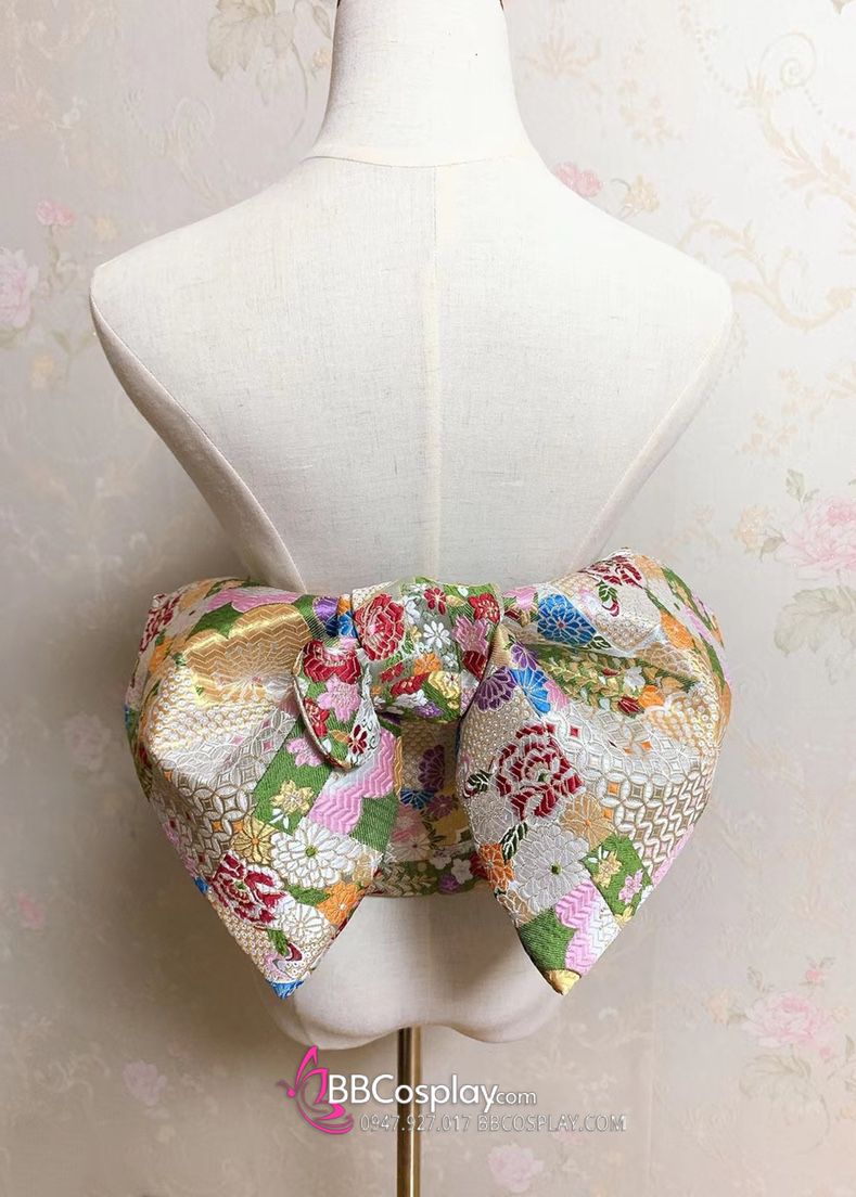 Obi Kimono - Thắt Lưng Kimono Nhật Nơ Gấm Nhiều Màu