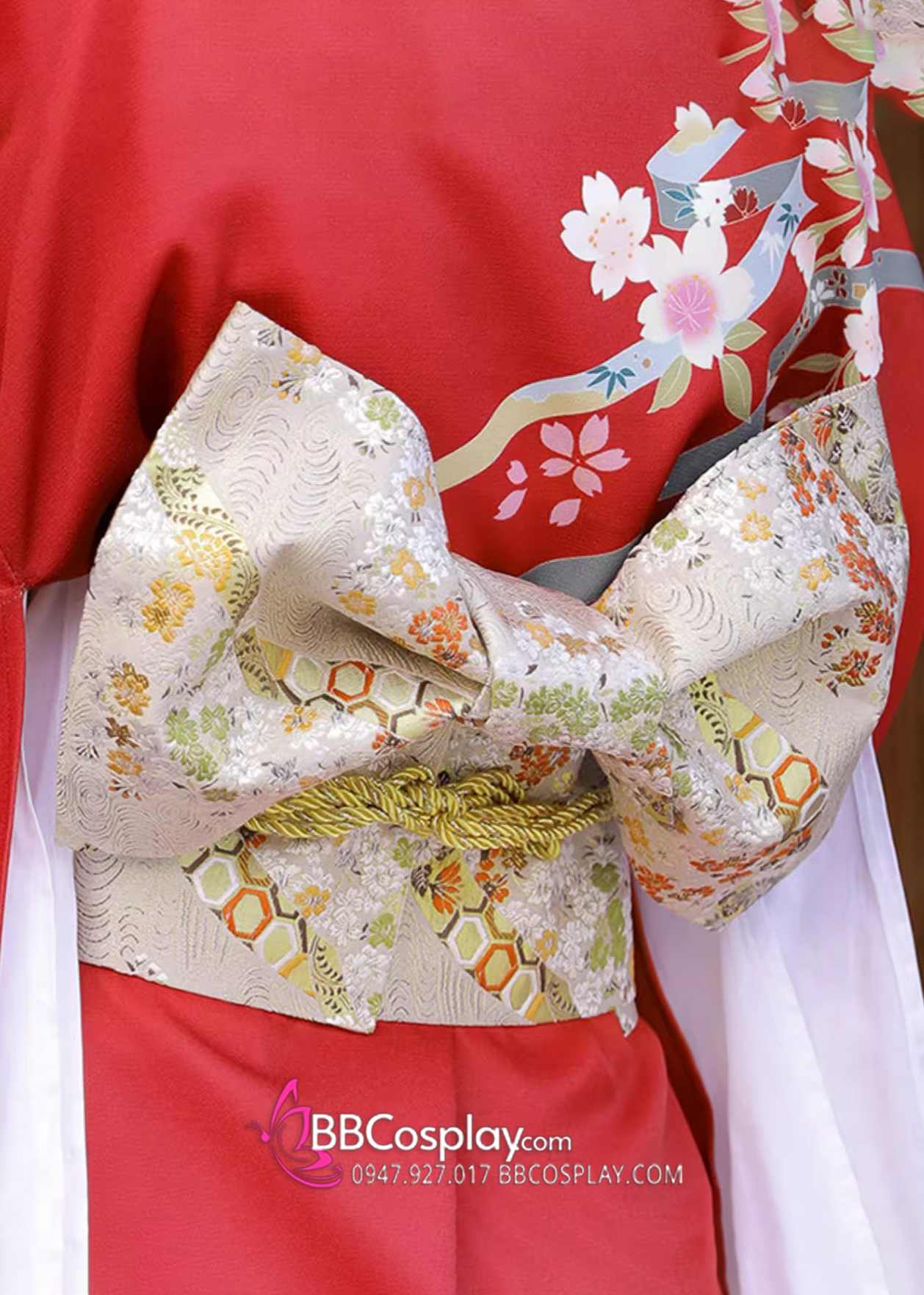 Obi Kimono - Thắt Lưng Kimono Nhật Nơ Gấm