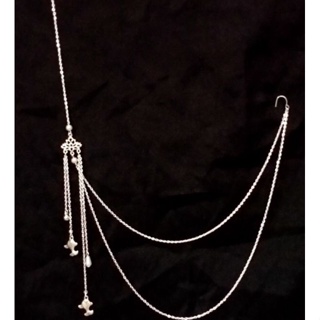 Phụ Kiện Việt Phục - Dây Chuyền Treo Áo Tà Xích - Sen Cá