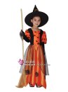Trang Phục Phù Thủy Bé Gái Màu Có Hình Con Dơi